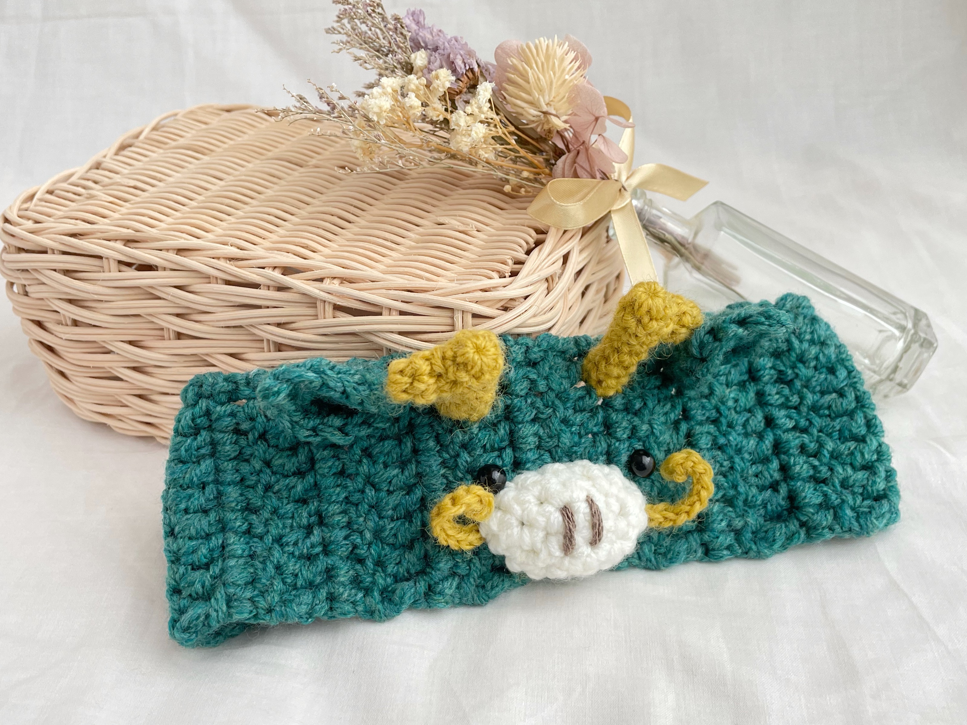 かぎ針編み・辰年干支バンドの作り方