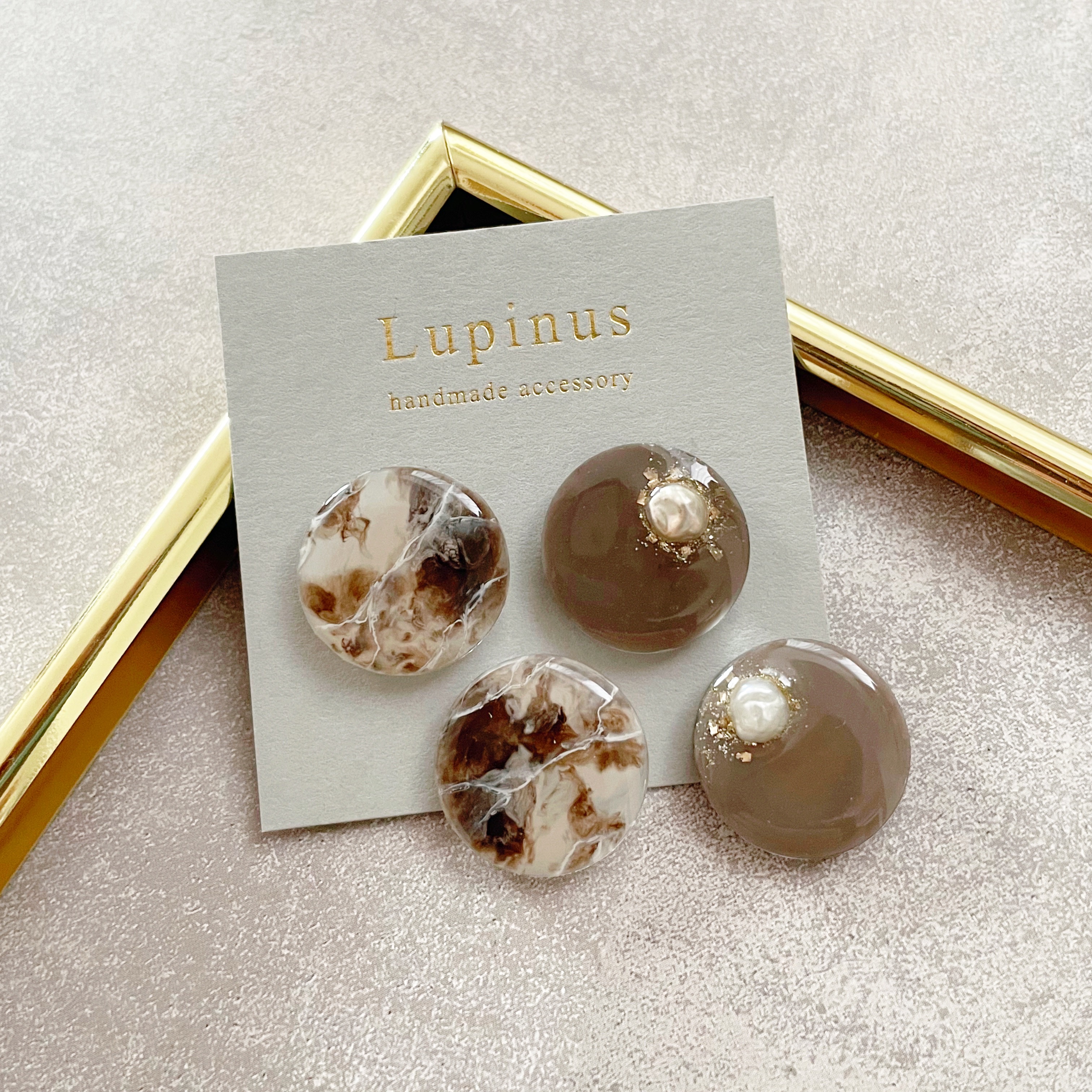 【レジン】モカニュアンス大理石の作り方