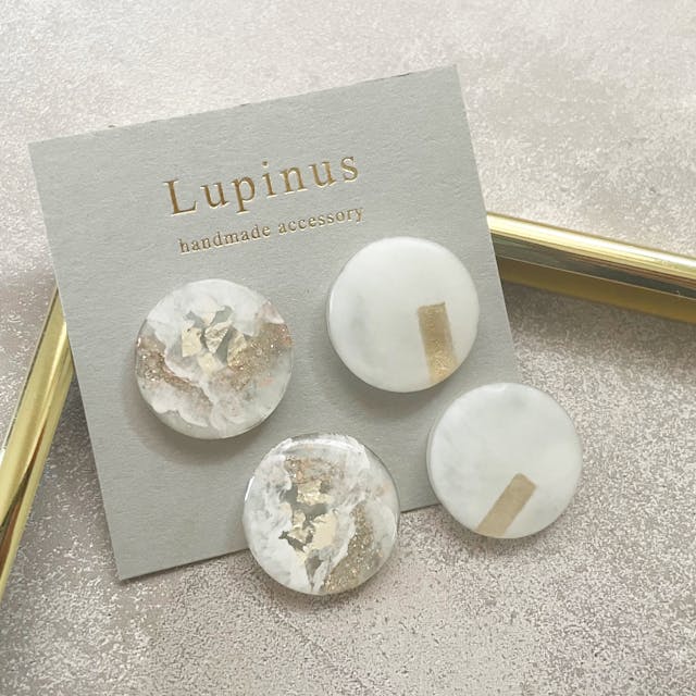 【レジン】奥行きのある透け感天然石の作り方