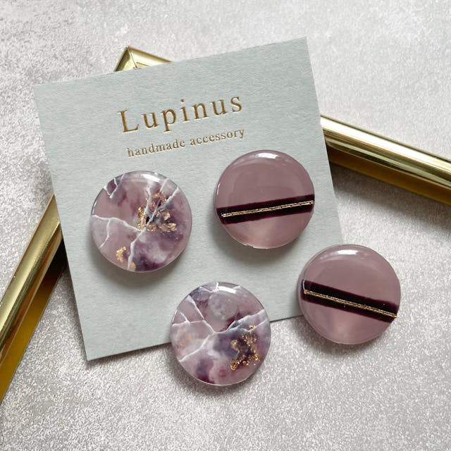 【レジン】マーブルニュアンスで天然石を作る