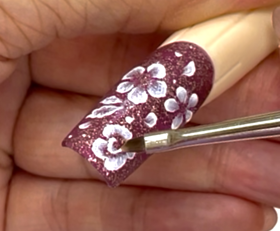 ネイルアート上達の為のブラシワーク基礎講座（②筆使いのコツをマスターしよう！）