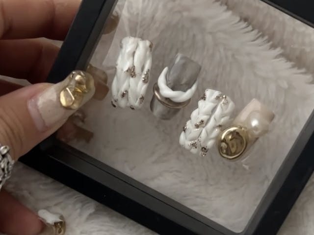 冬あみあみアート&あみあみリング