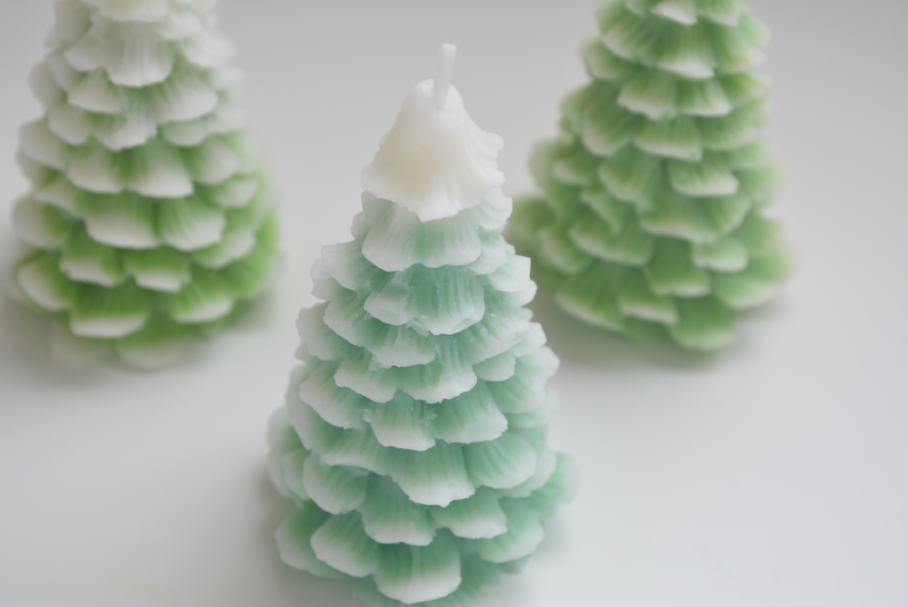 クリスマスツリーキャンドルの作り方