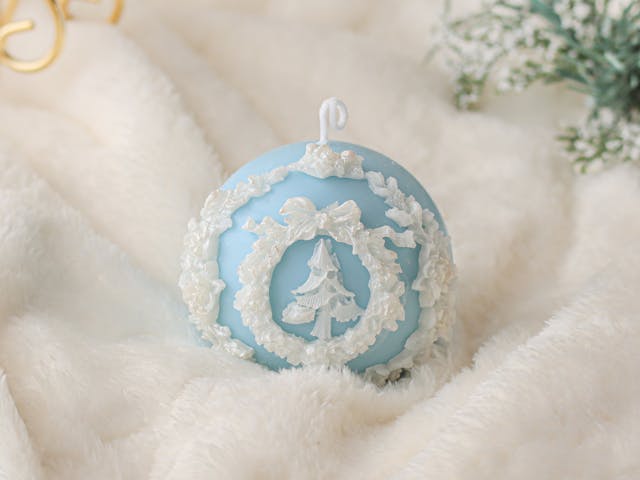 クリスマスボールキャンドルの作り方