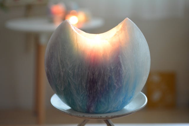 パームグラデーションキャンドルの作り方(3色ver.)