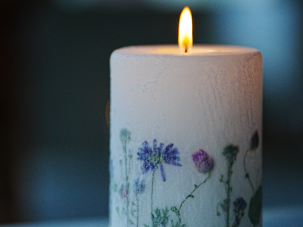 ボタニカルキャンドルの作り方【氷柱】