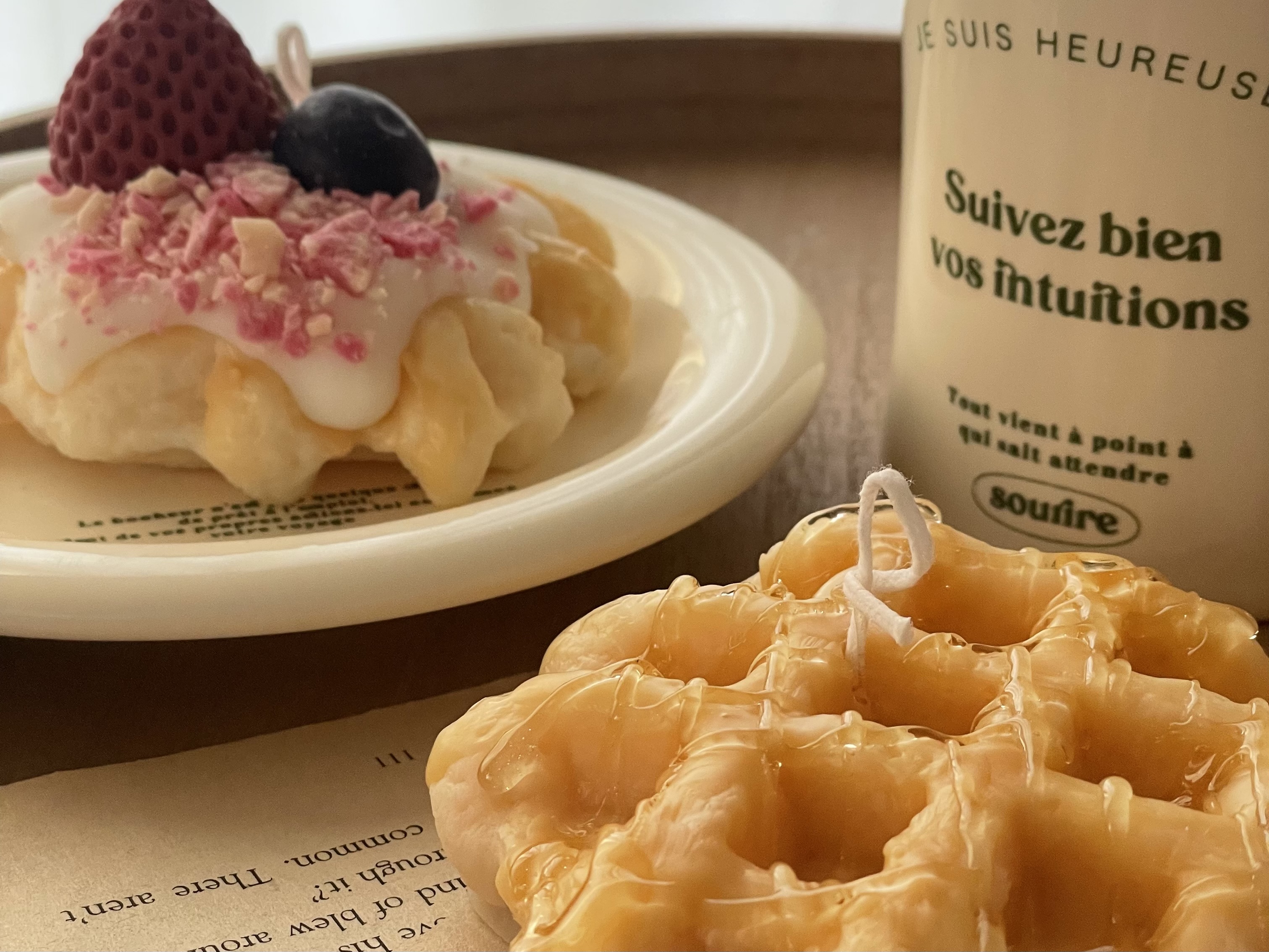 ワッフルキャンドルの作り方