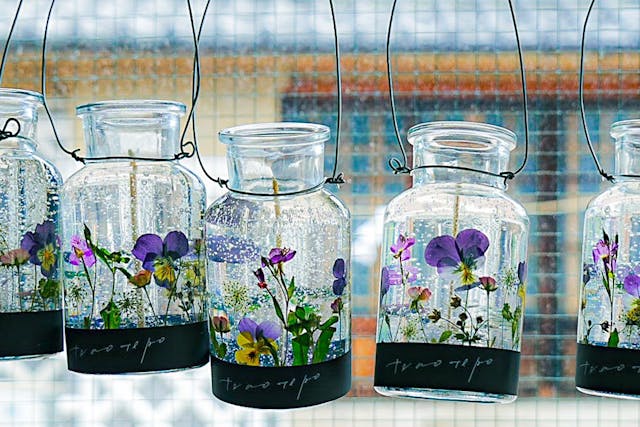 水に揺蕩う草原【ハンギングキャンドル】