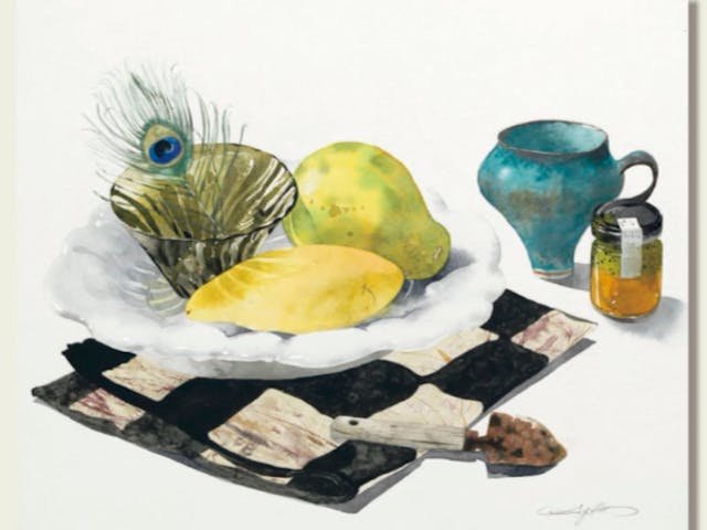 柘植彩子の透明水彩で描く 中級編 - Draw transparent watercolor with Ayako Tsuge Intermediate