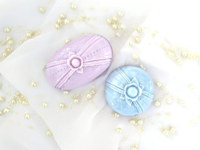 ソープカービング・基本の花とナミナミのフリルリボンのやり方