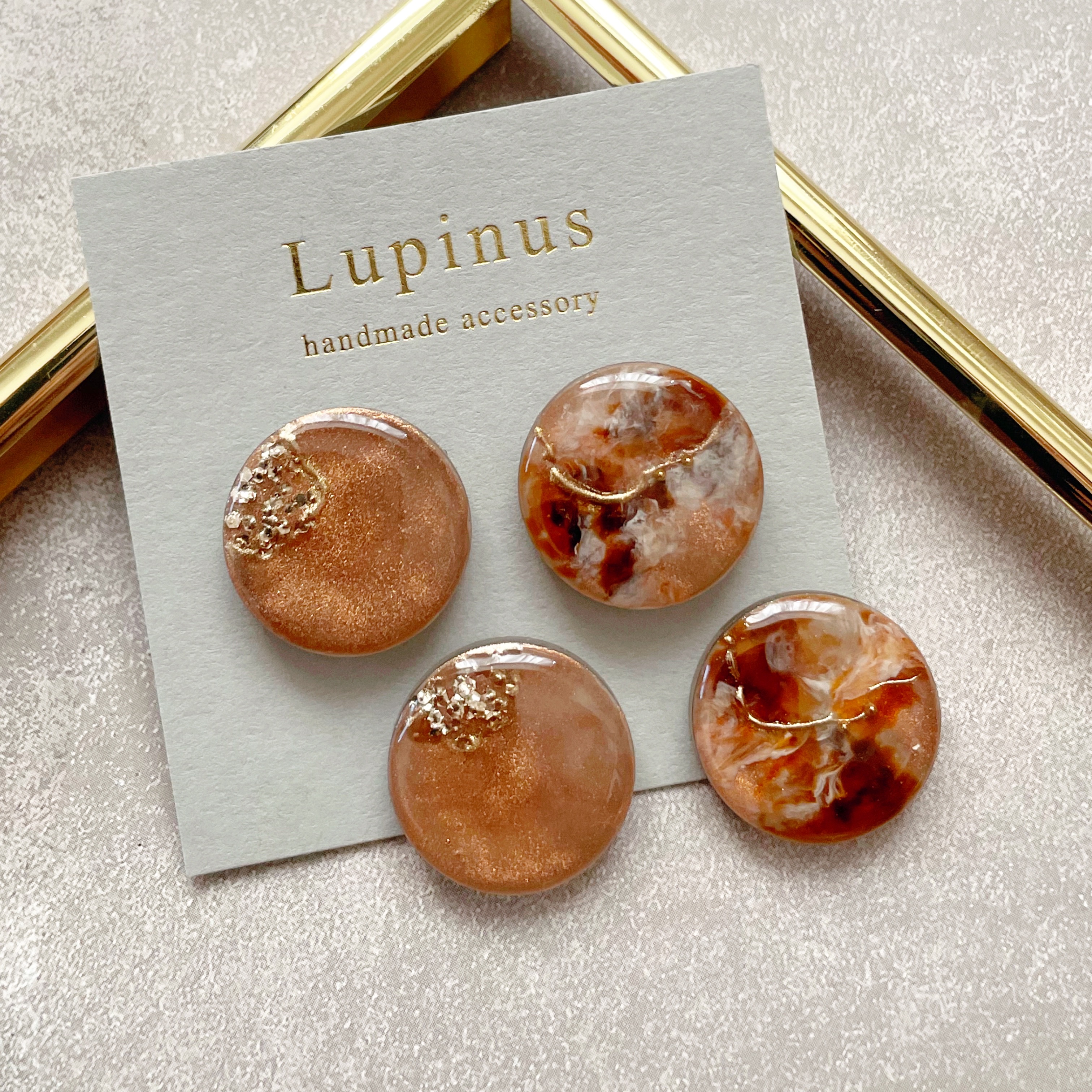 【レジン】ミラーで簡単に作る♪奥行きニュアンス