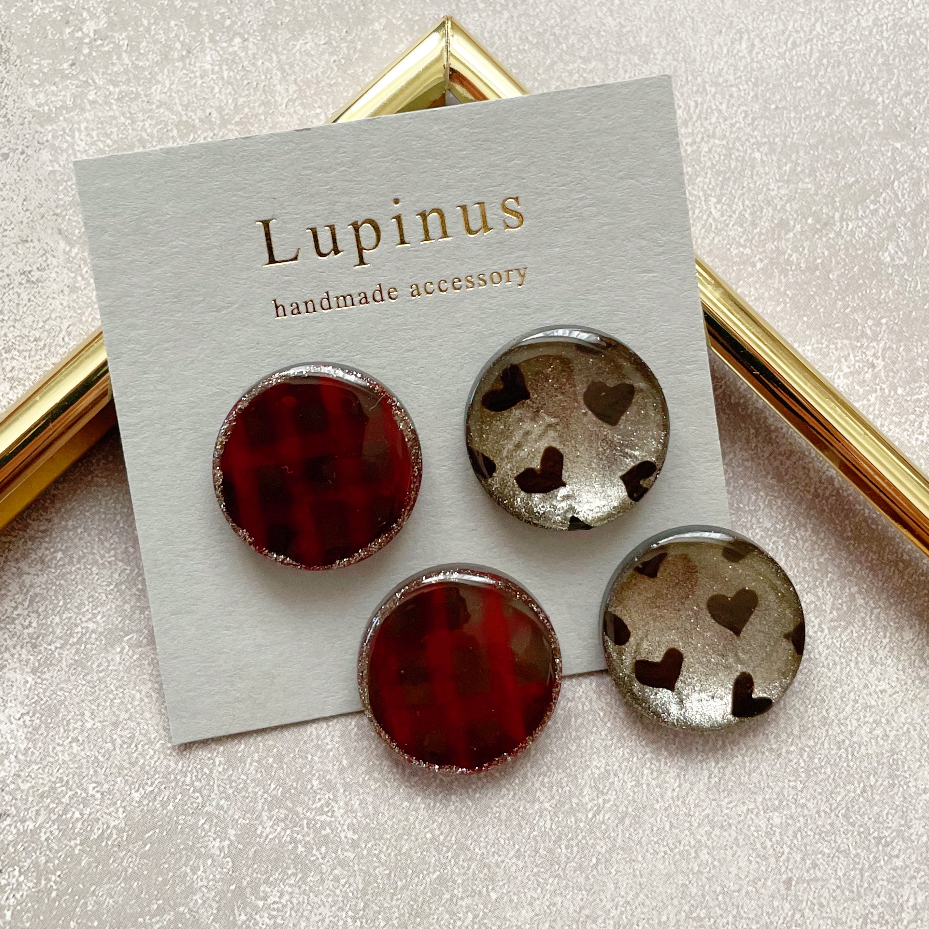 【レジン】マグネットで作る♪Valentineアート