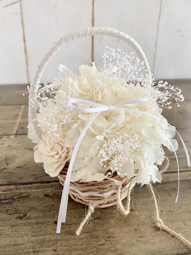 バスケットのリングピローの作り方