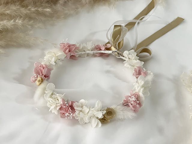 はじめてのプリザーブドフラワー花冠づくり