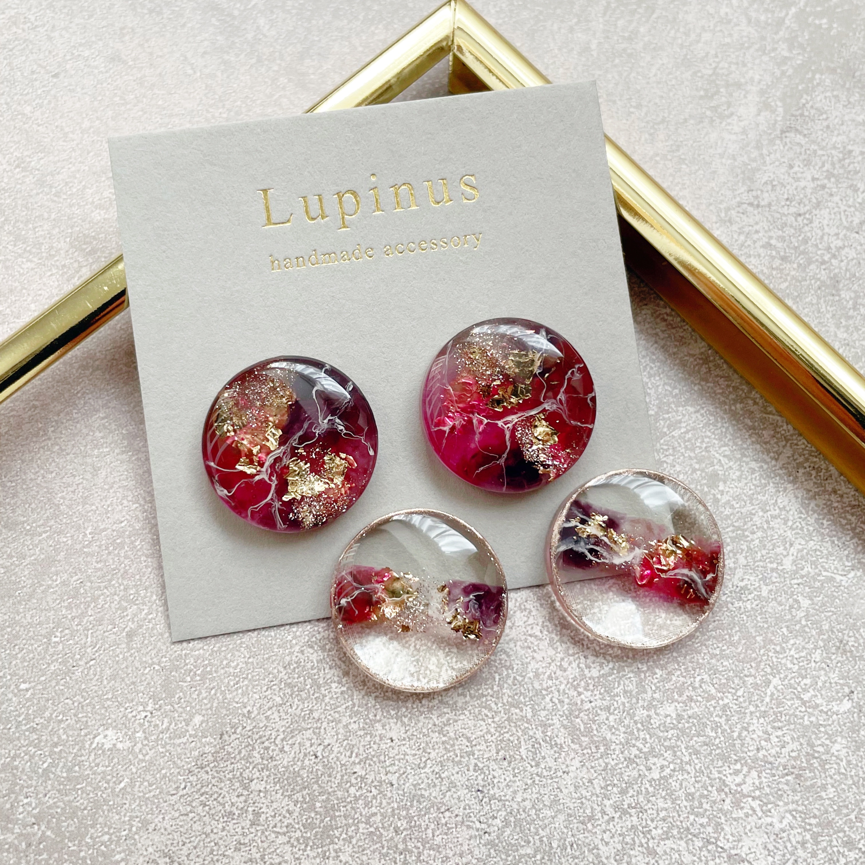 【レジン】奥行きグラデーション天然石の作り方