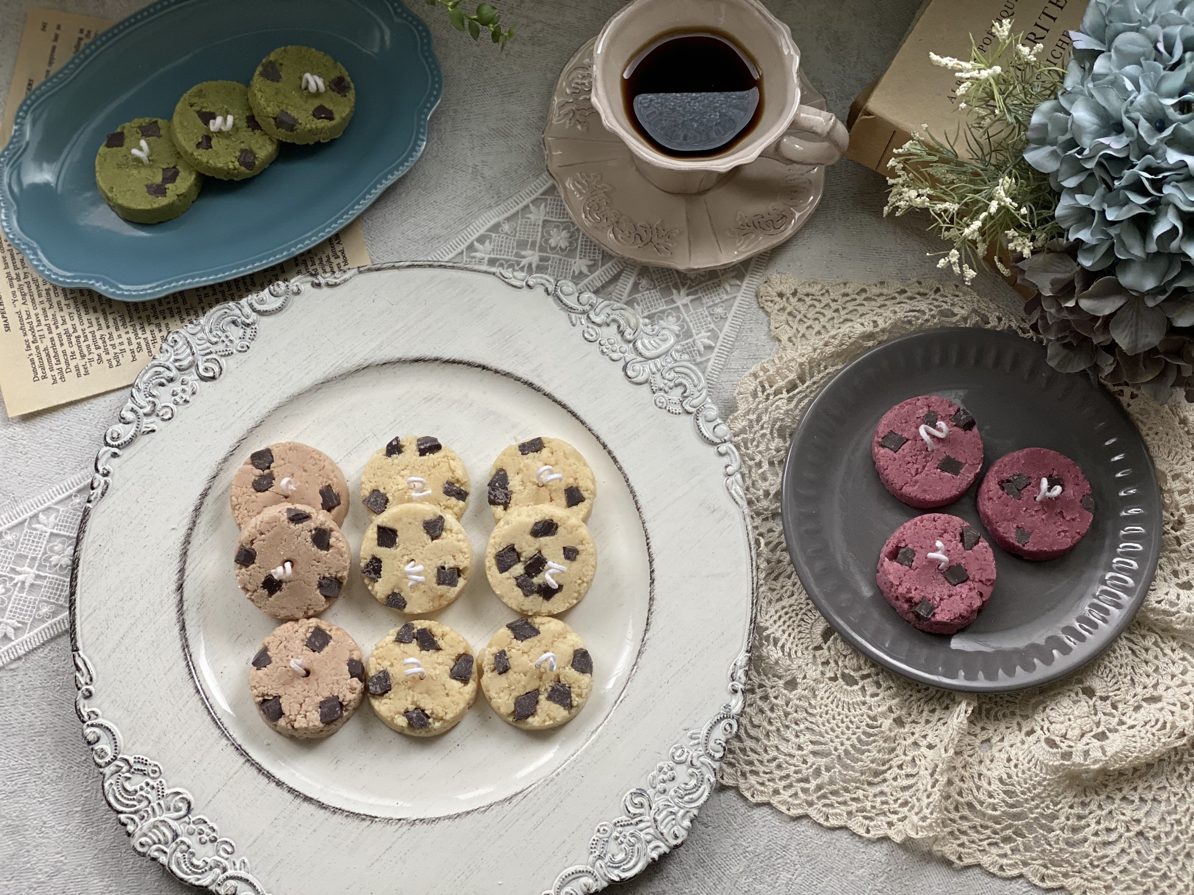 チョコチップクッキーキャンドルの作り方