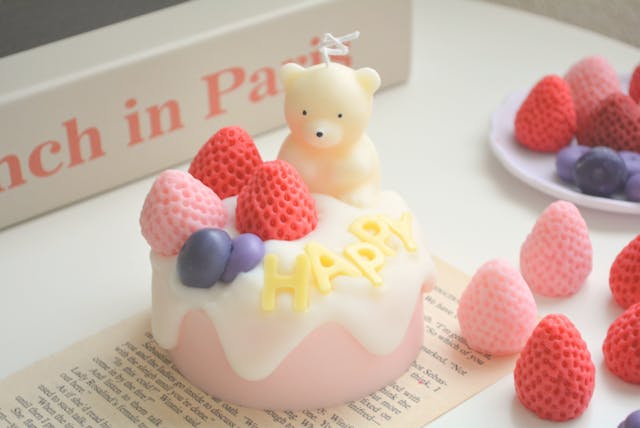 クリームケーキキャンドルの作り方