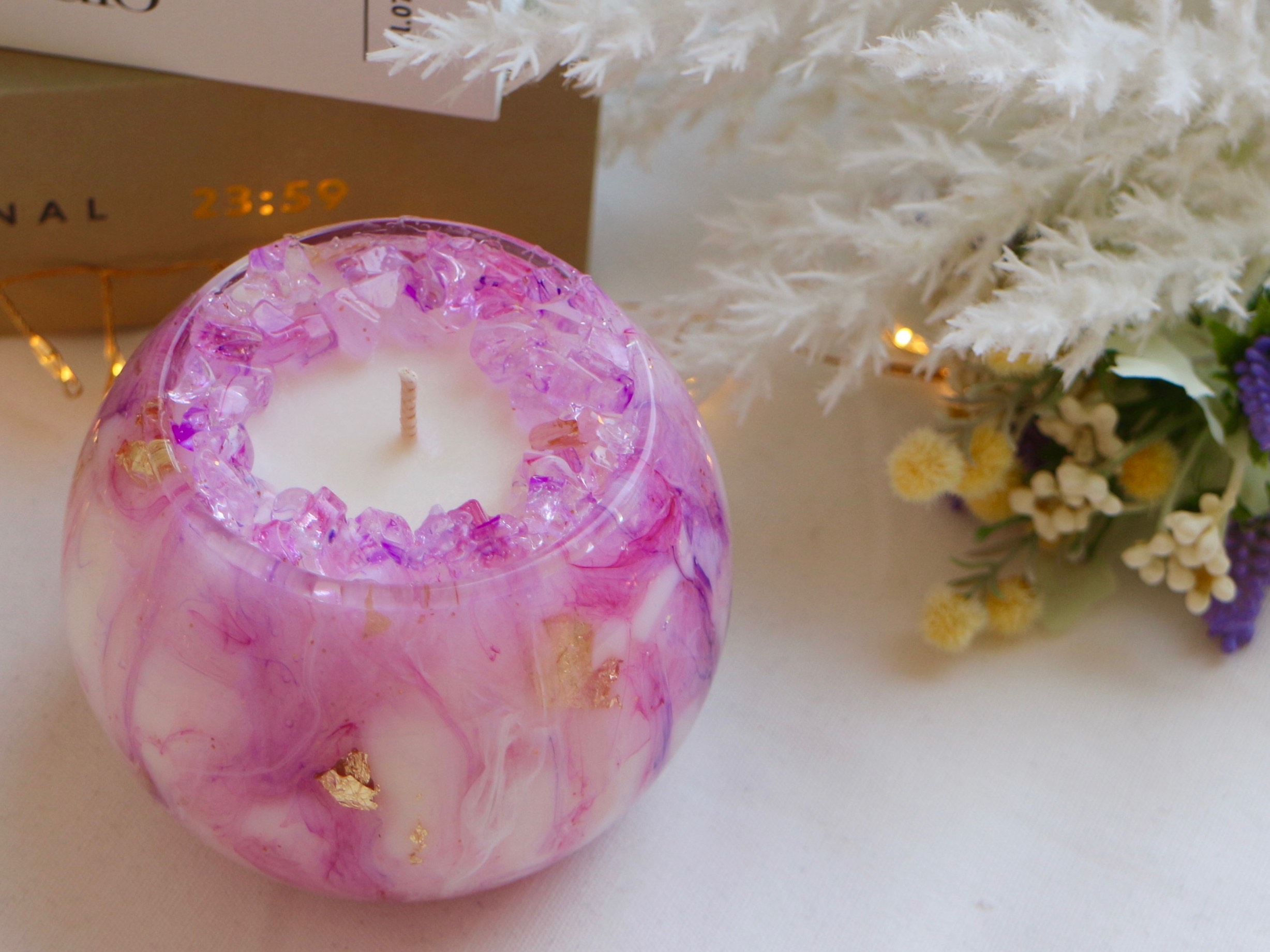 クリスタルキャンドルの作り方