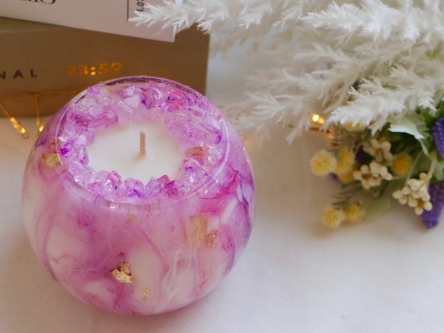 クリスタルキャンドルの作り方