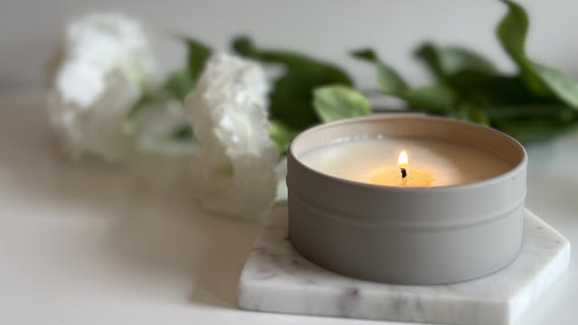 【眠りを誘うブレンド】精油ソイキャンドル の作り方