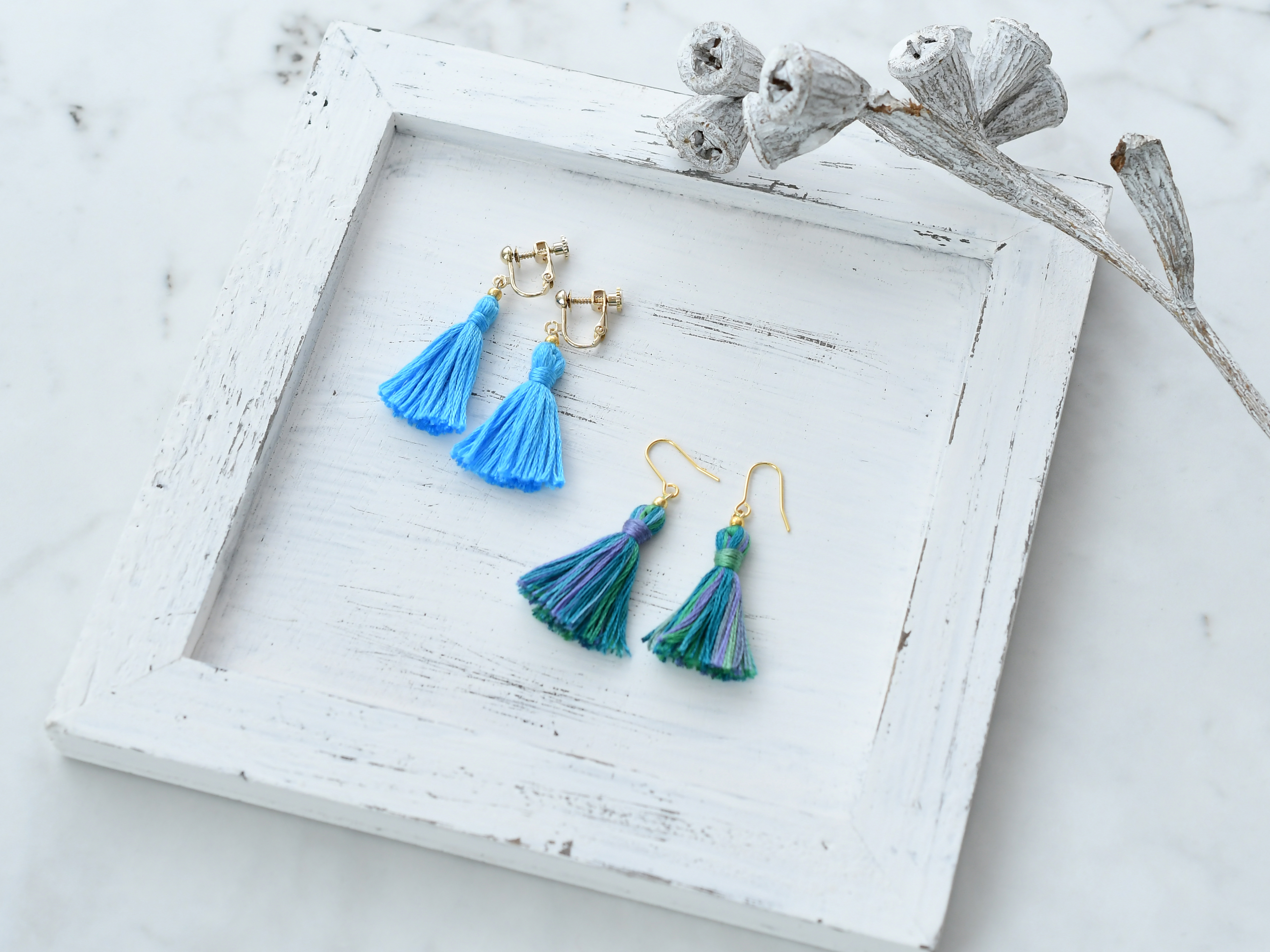 【レッスン動画】「No1 タッセルの耳飾り」の作り方