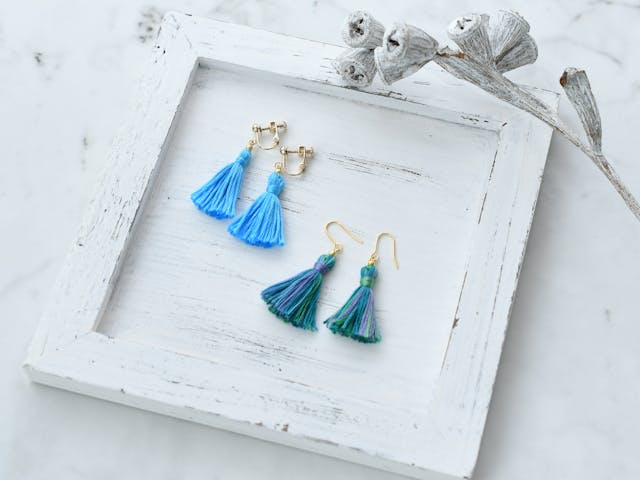 【レッスン動画】「No1 タッセルの耳飾り」の作り方