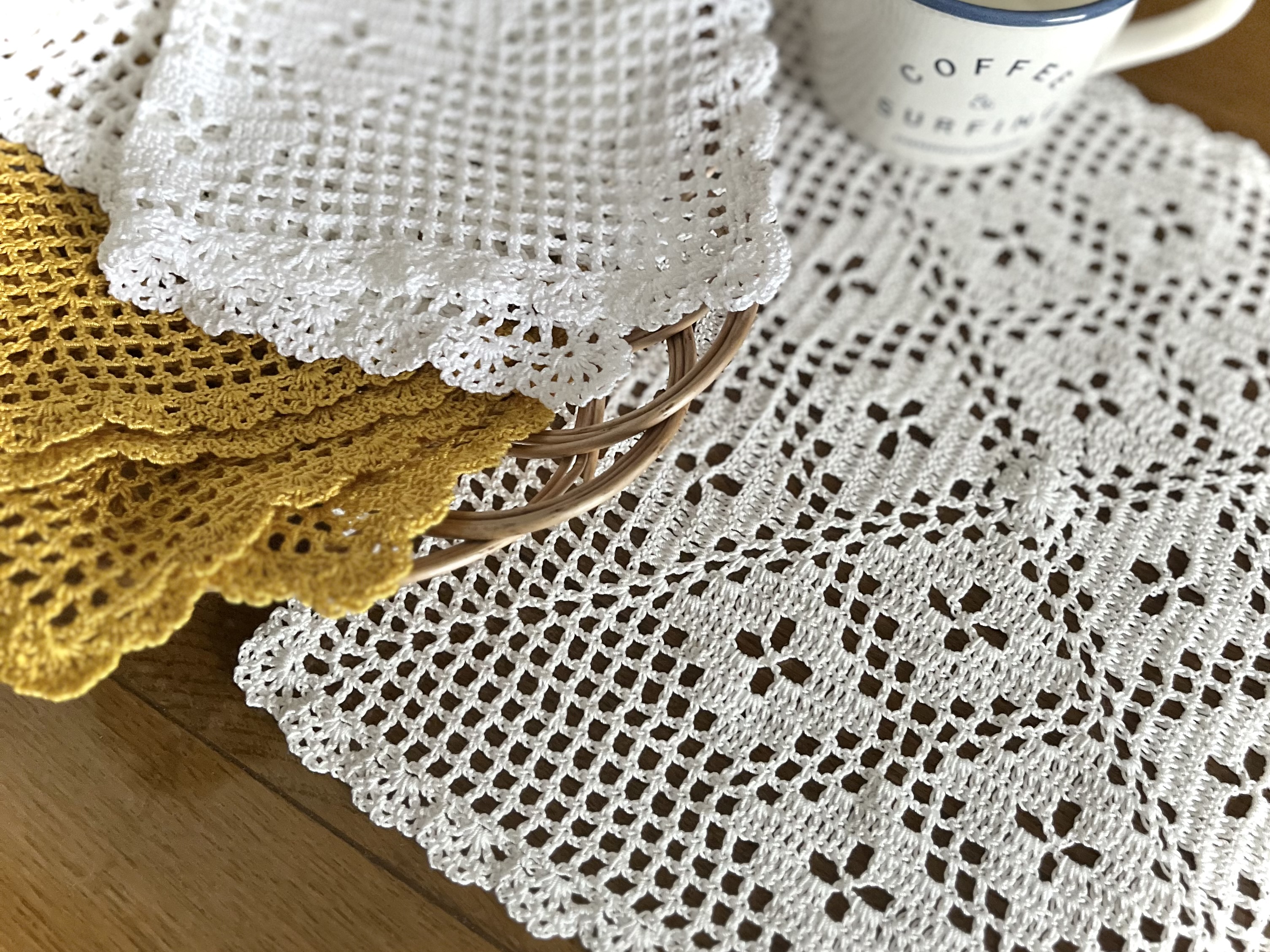 かぎ針編み・ナチュラルカバーの編み方【PDF編み図付】