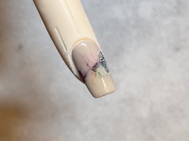 チュール風インクのやり方