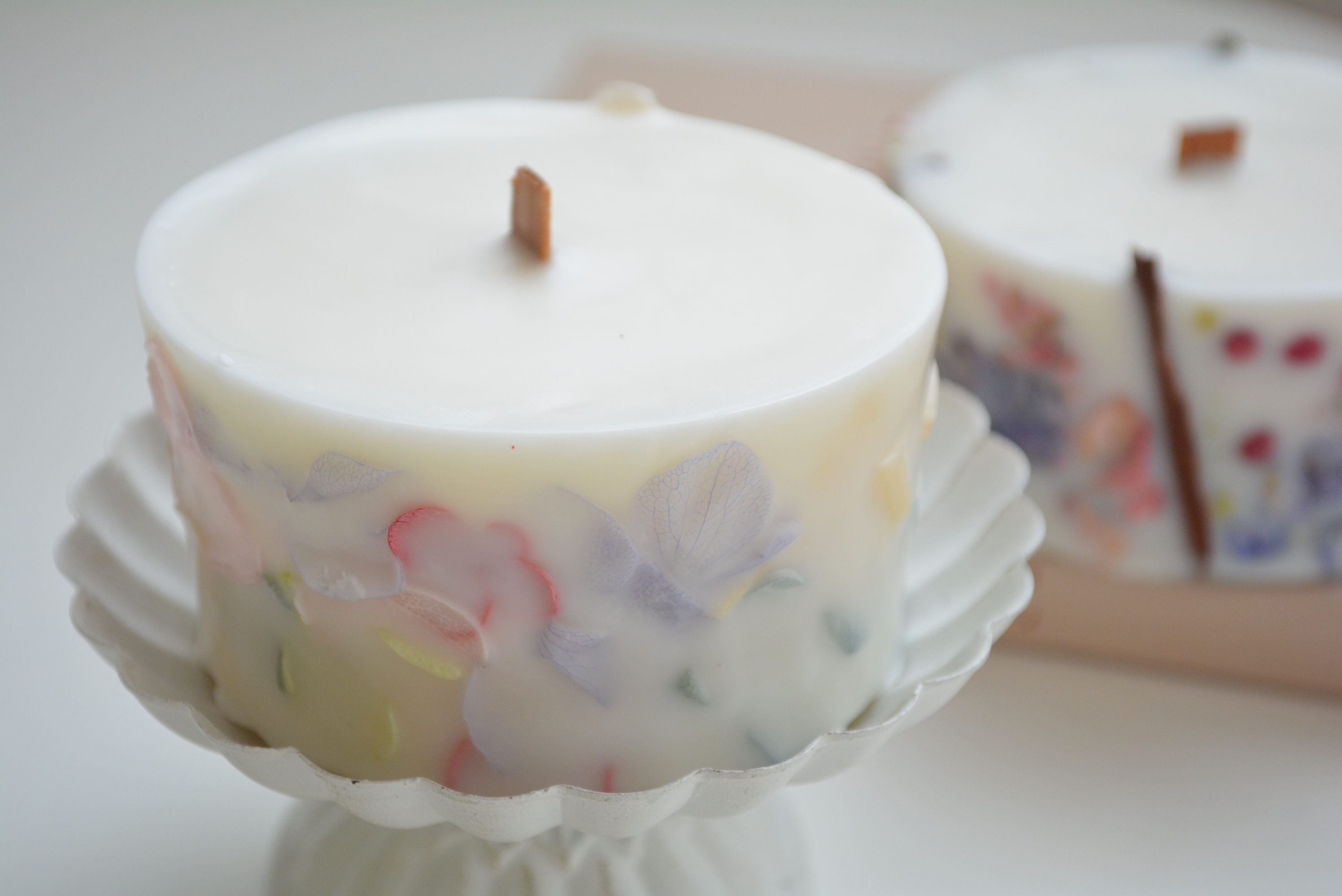 アロマソイボタニカルキャンドルの作り方(紙カップver.)