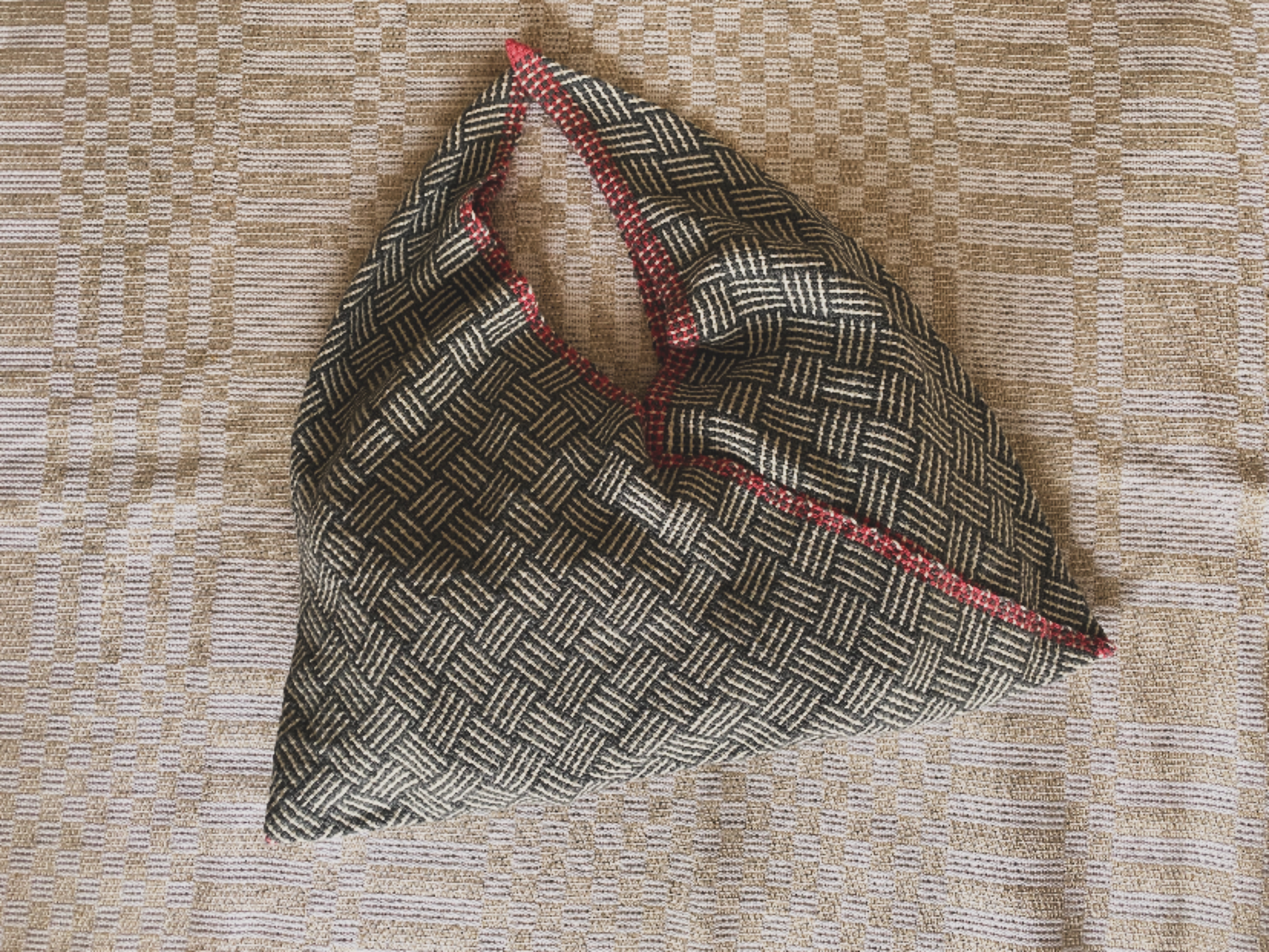 あじろ織りのあずま袋の作り方