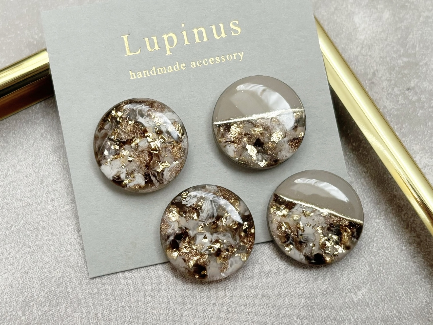 【レジン】ネイル風マーブルの作り方