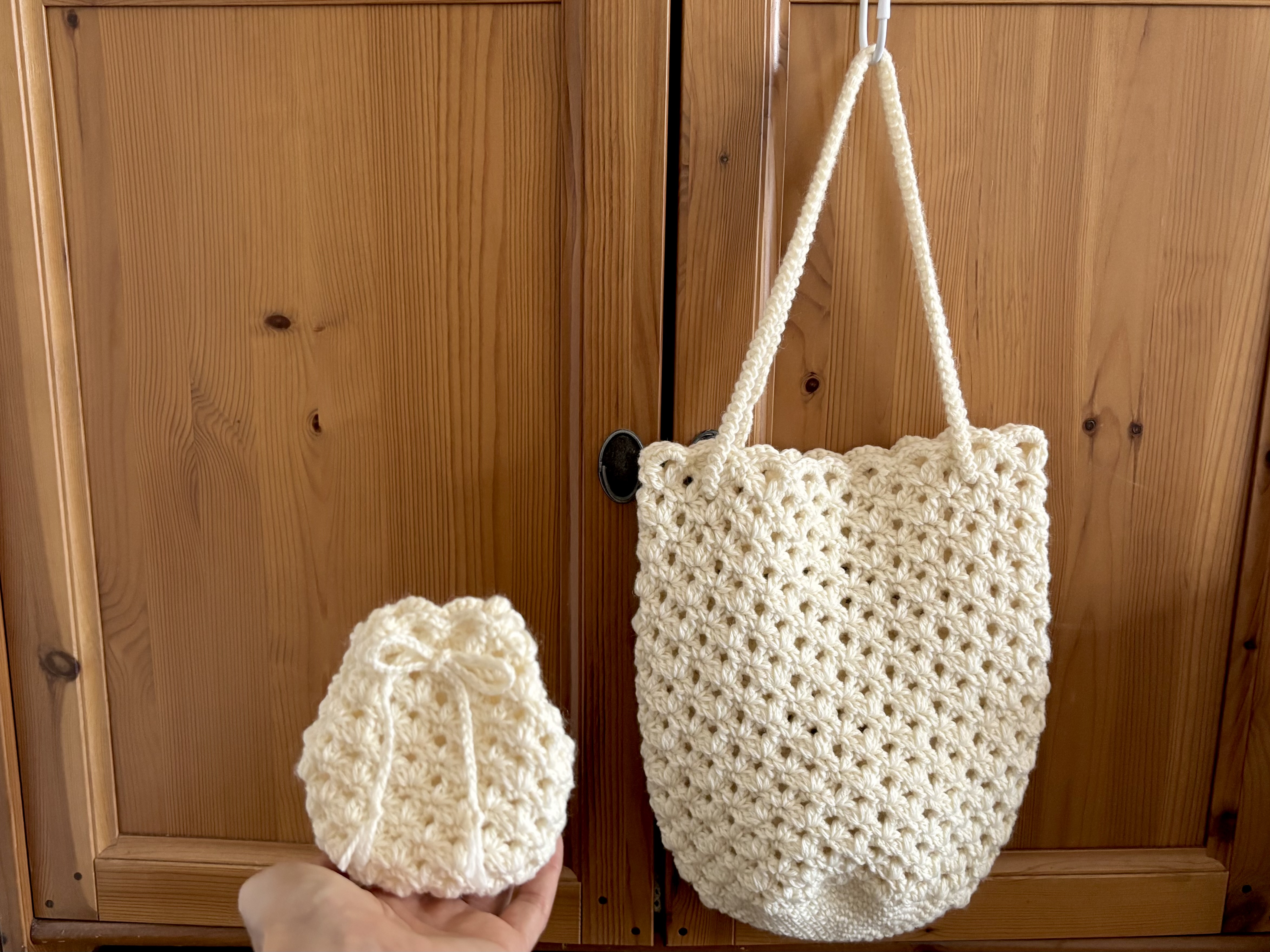 デイリーバッグの編み方【PDF編み図付】