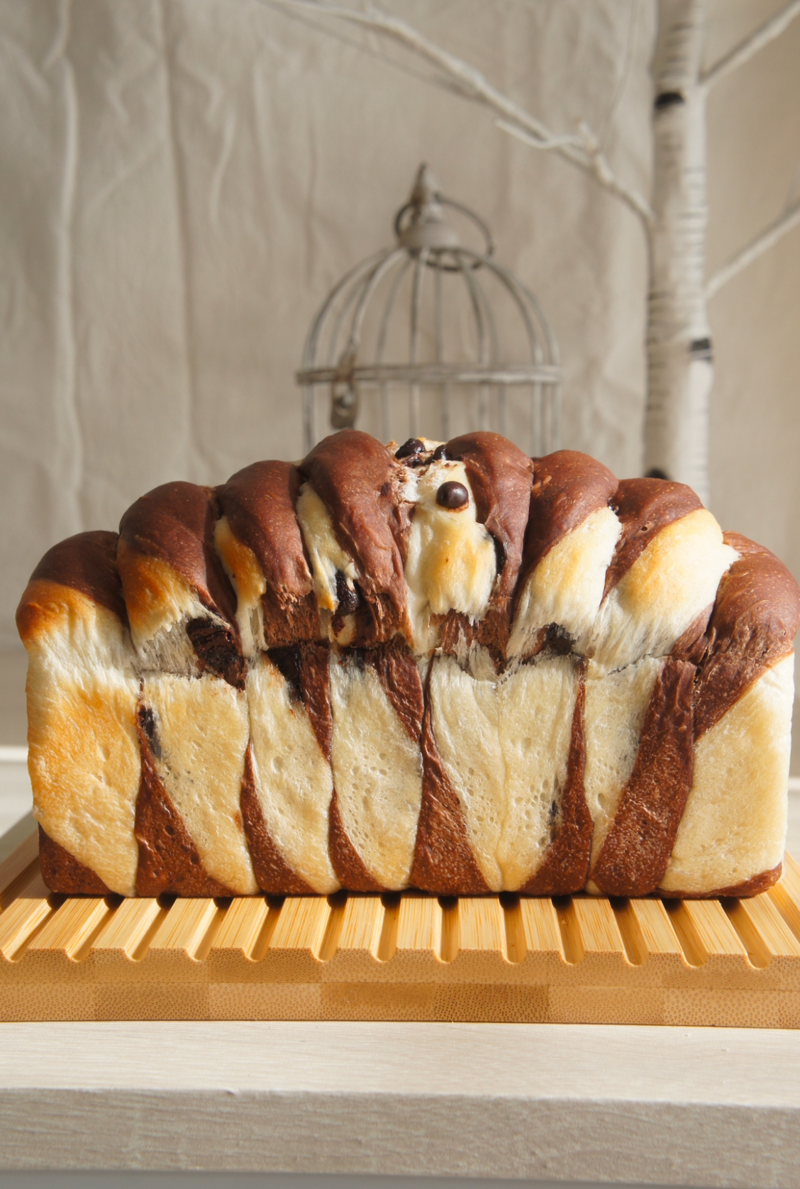 ココア渦巻き食パンの作り方