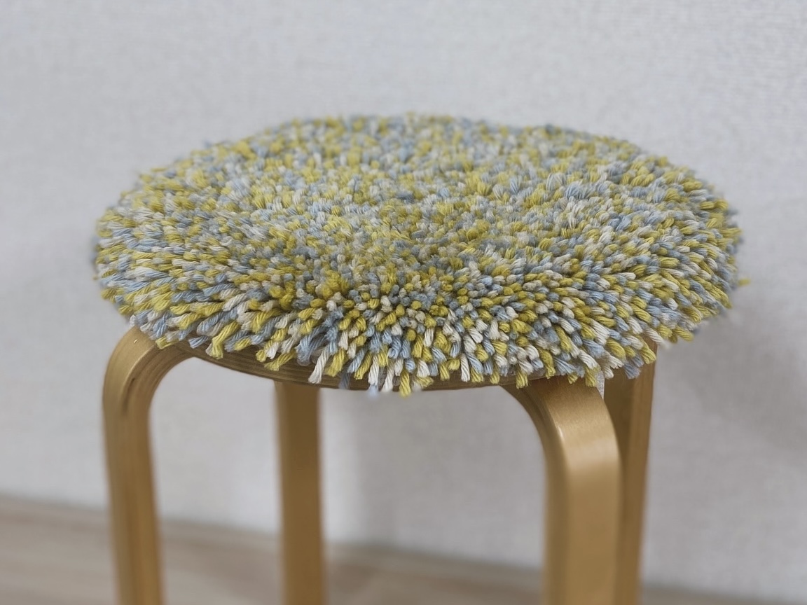 ノッティングのまんまるマットの作り方