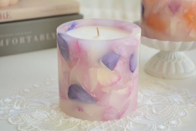 ボタニカルランタンキャンドルの作り方