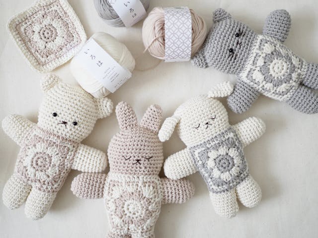かぎ針編み｜いろはのモチーフあみぐるみ制作講座【PDF編み図付き】