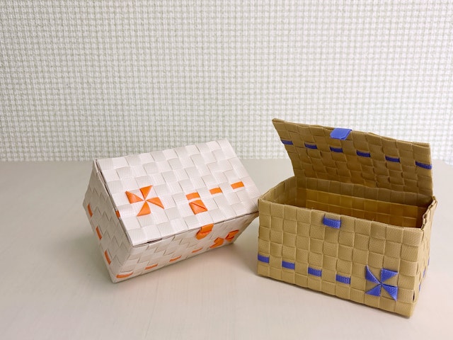 PPバンドに挑戦！ふた付きBOXの作り方の紹介画像1