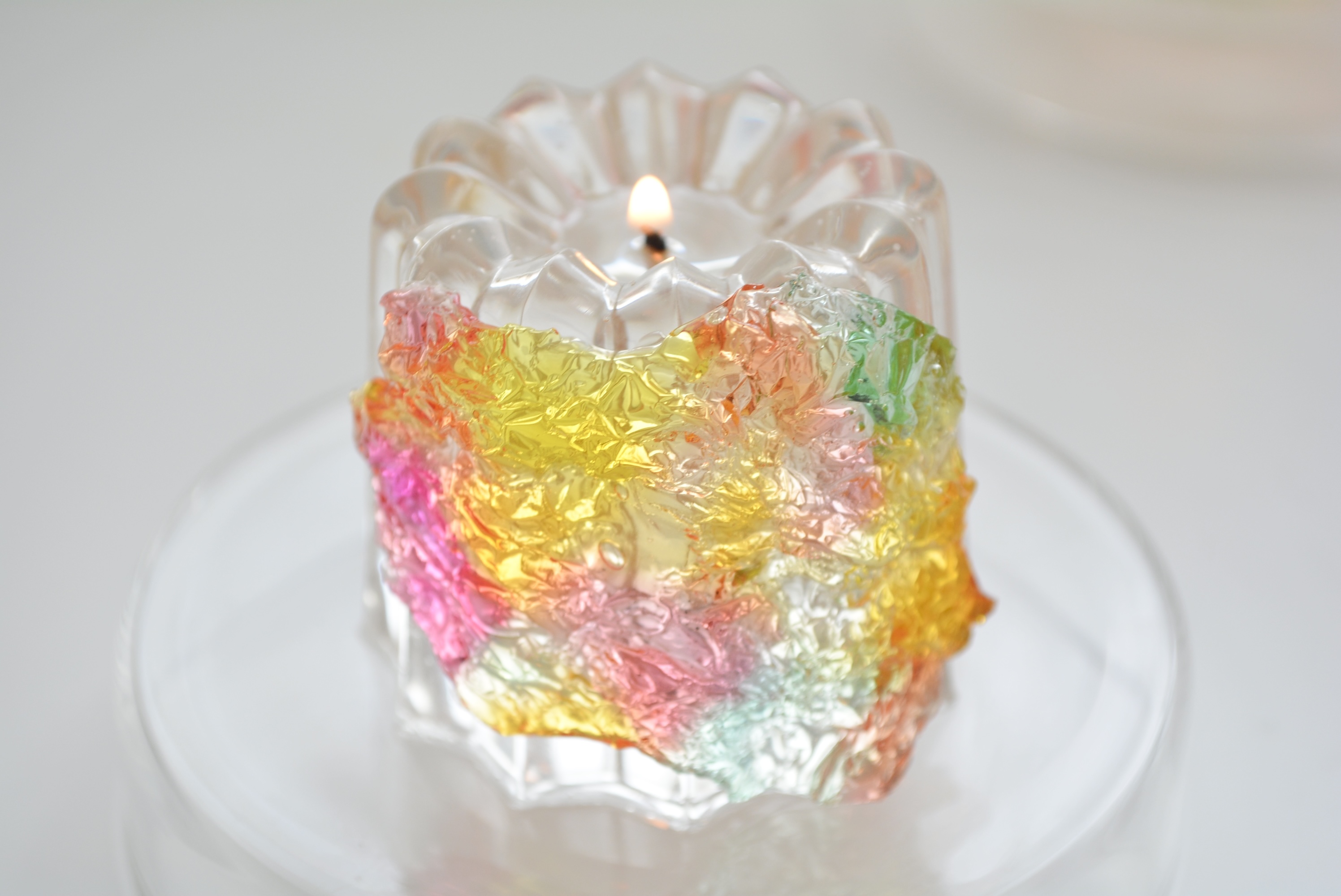 スパークルジュエルキャンドルの作り方