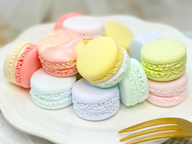 樹脂粘土・マカロンマグネットの作り方