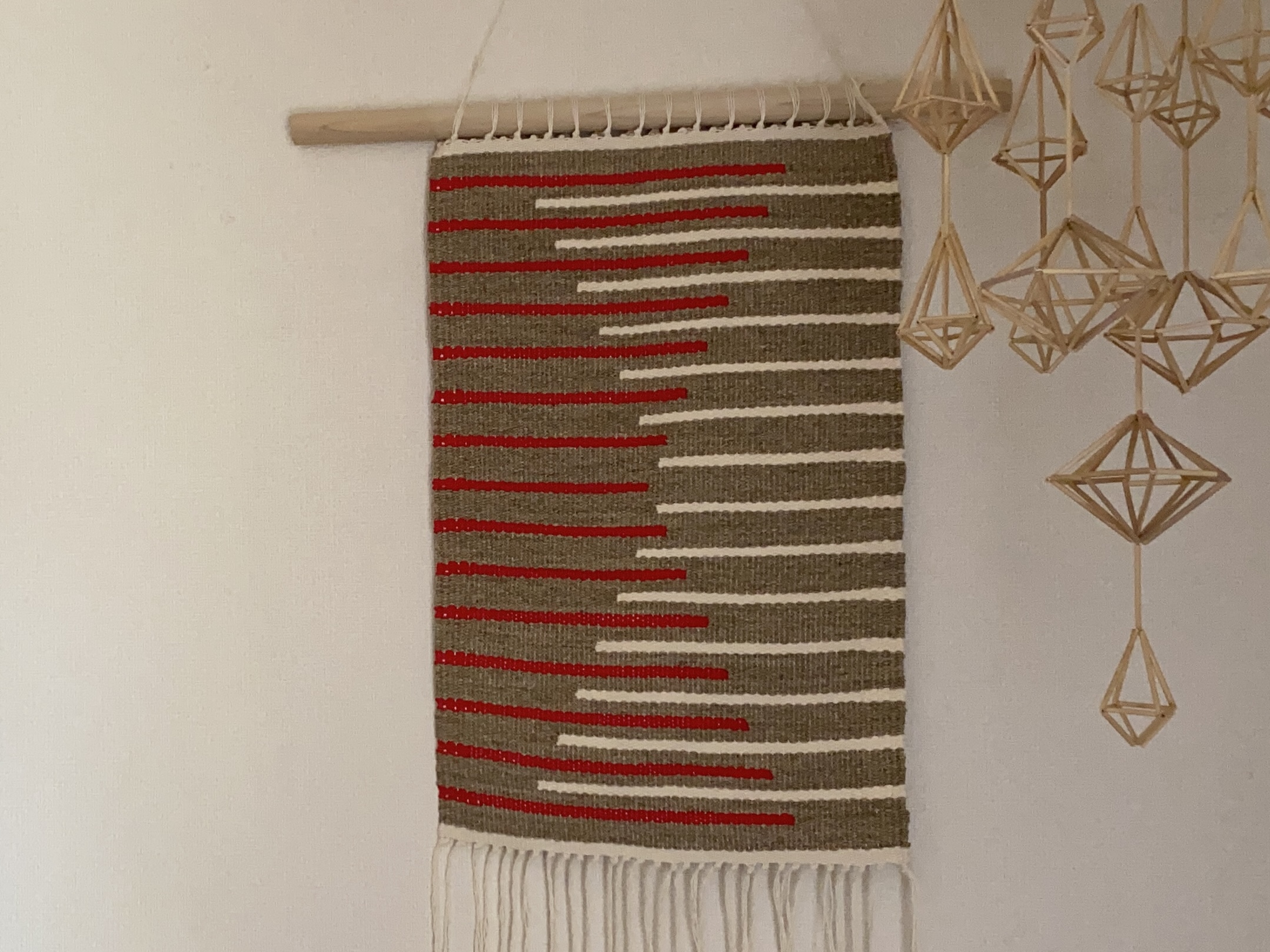 引き返し織りのランチョンマット