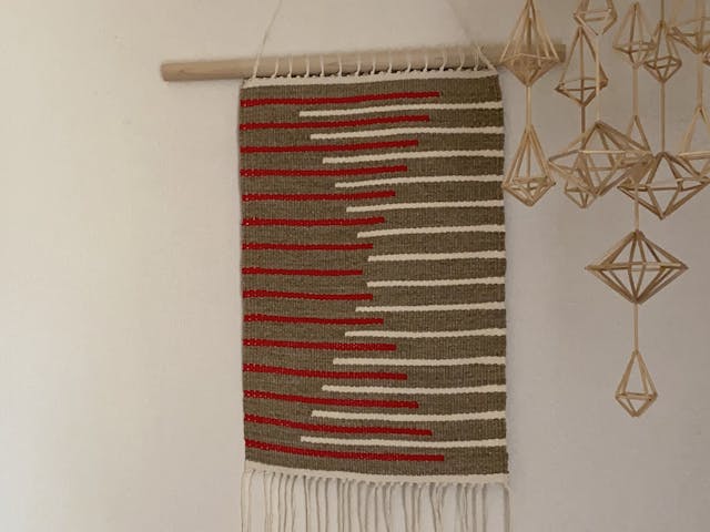 引き返し織りのランチョンマット