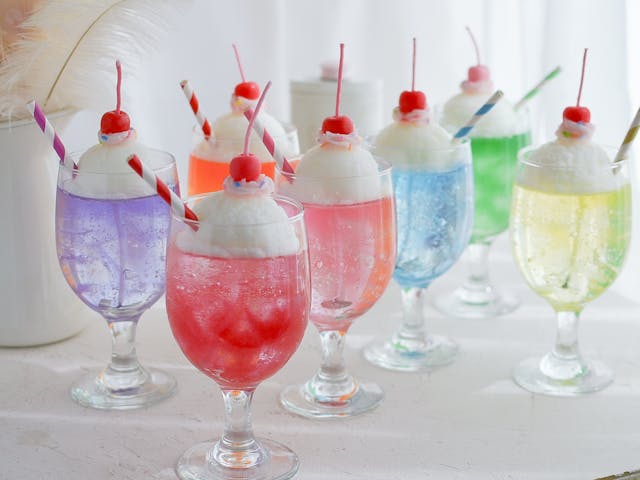 クリームソーダキャンドルの作り方