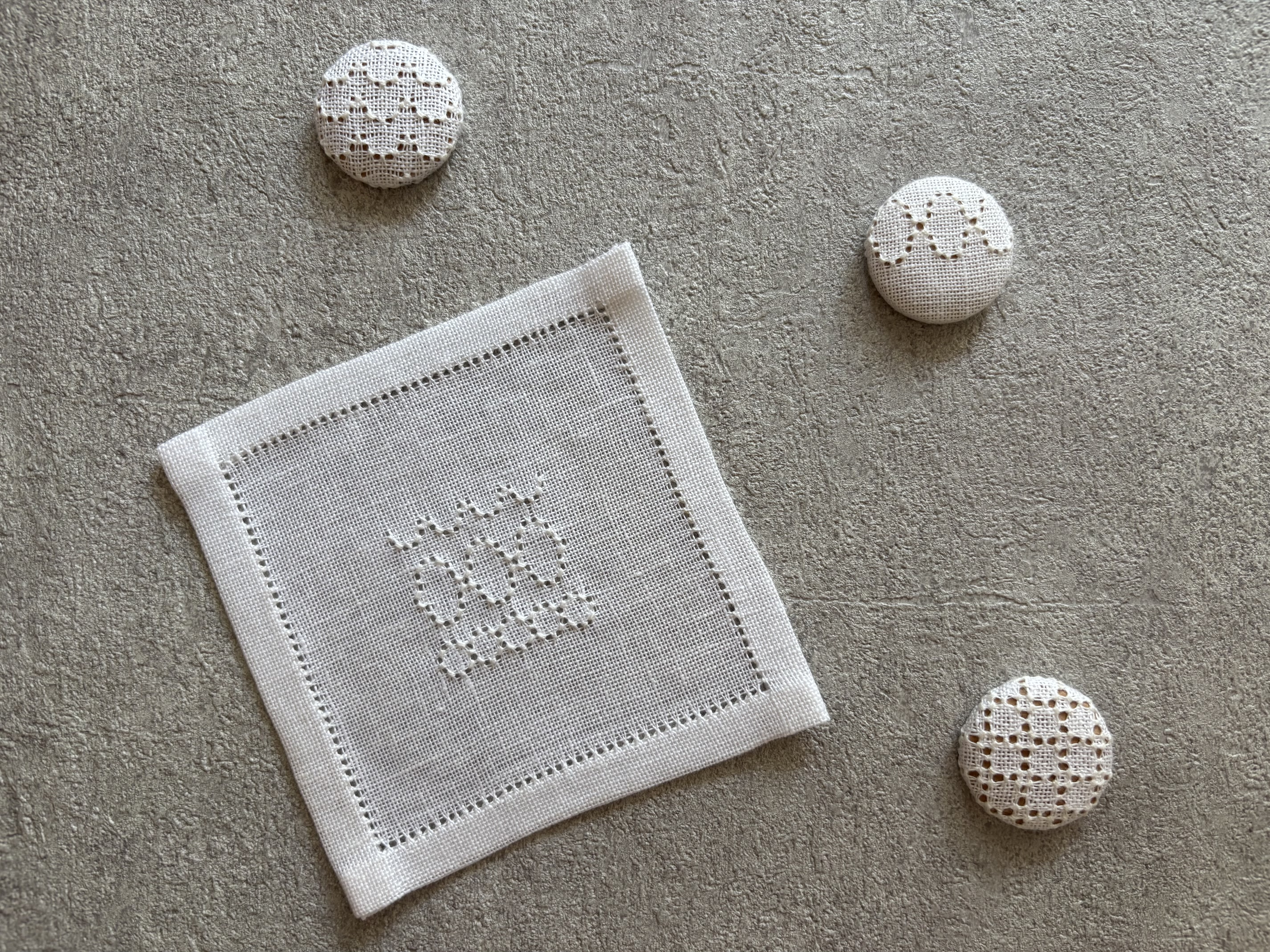 プルドスレッド刺繍ミニサンプラーの作り方