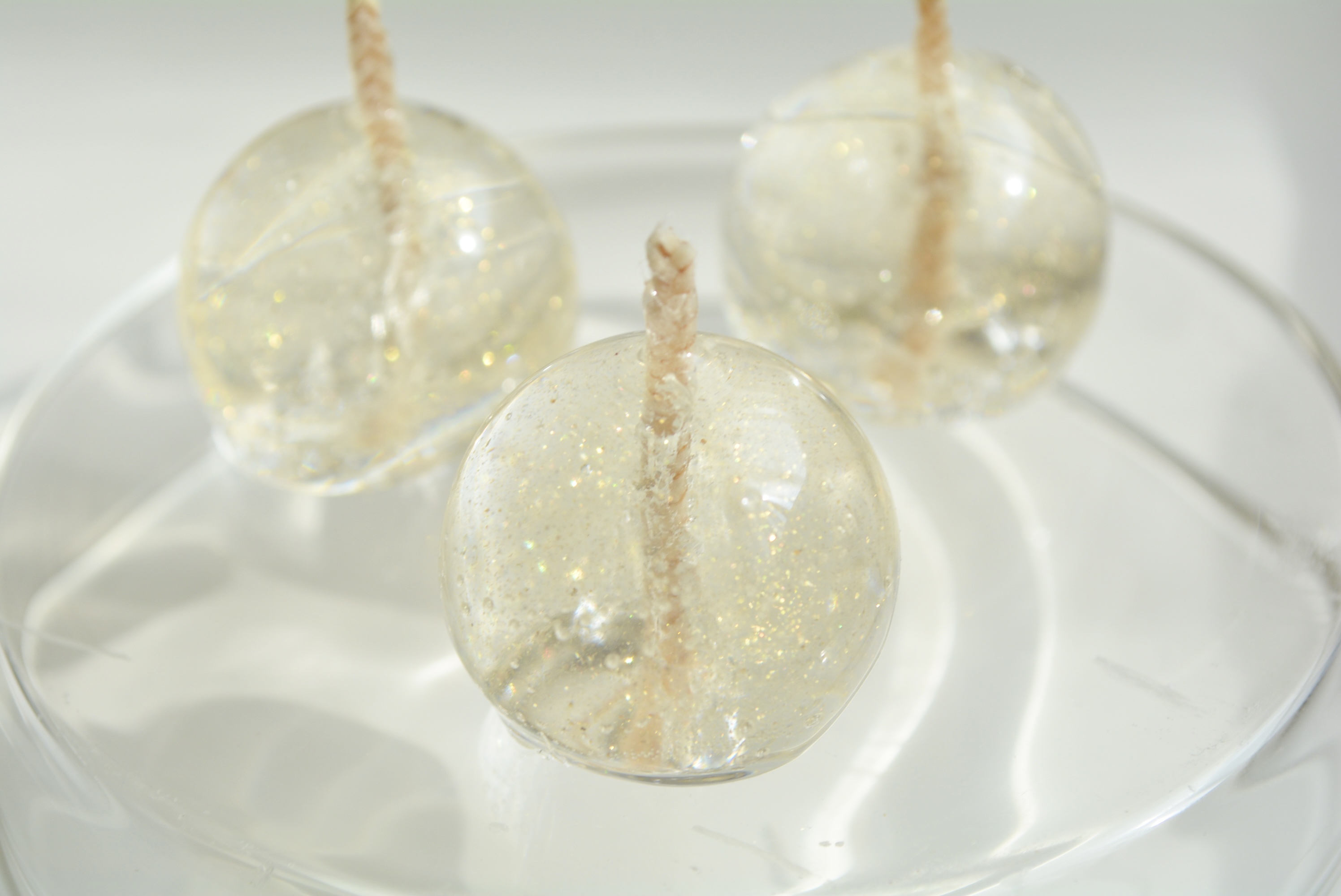 パールジュエルキャンドルの作り方