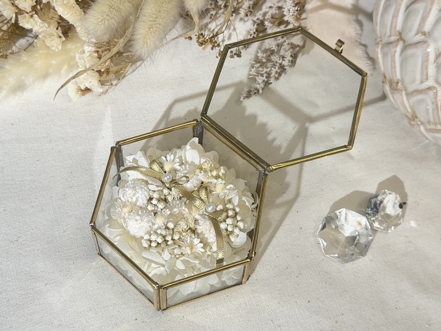 ガラスケースリングピローの作り方