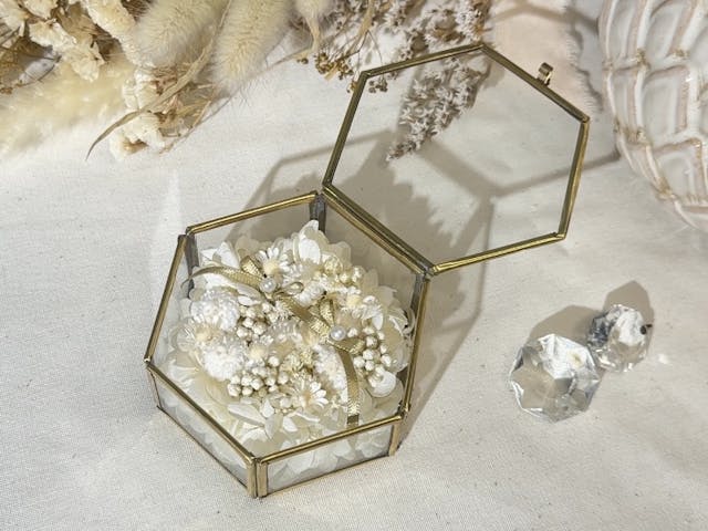 ガラスケースリングピローの作り方