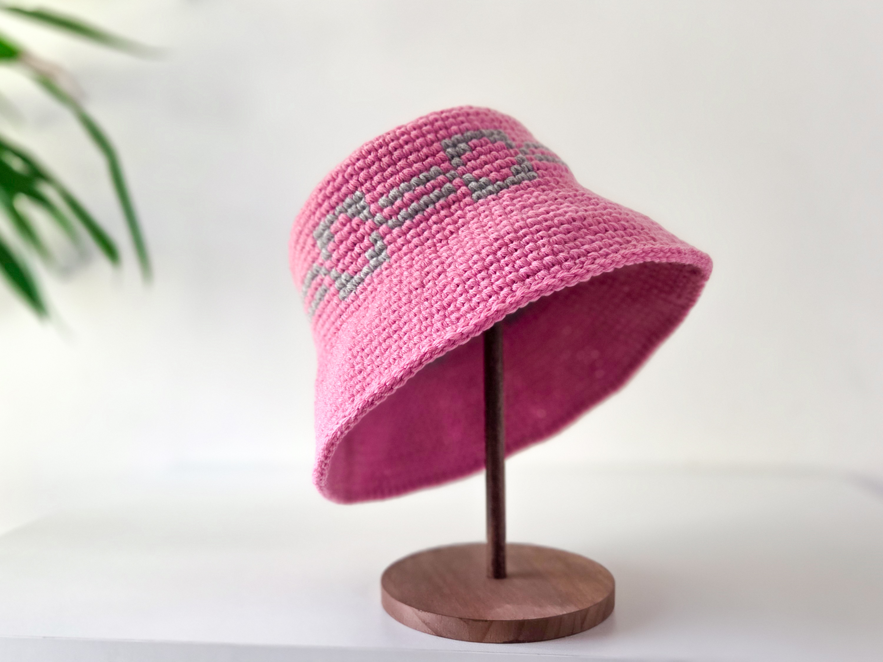 バケットハットの編み方｜深めフォルム【編み図付き】】