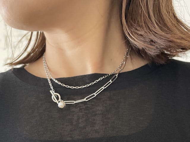 淡水パール2wayネックレスの作り方