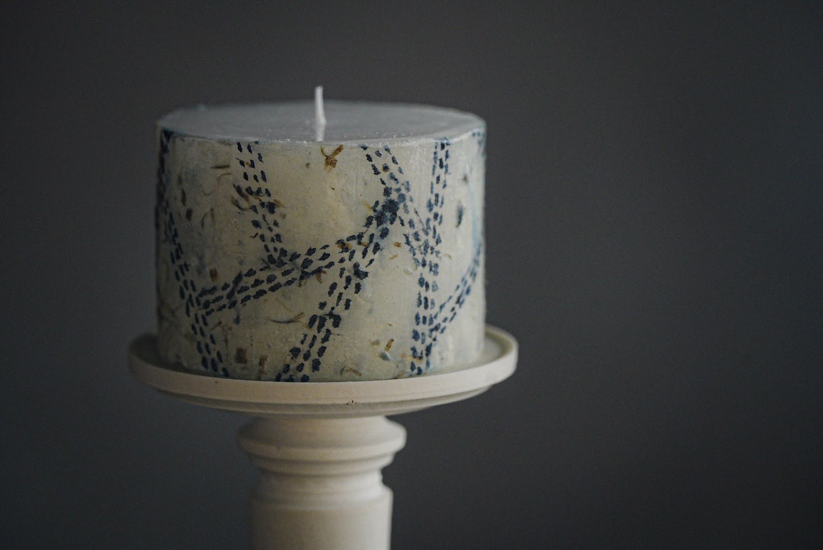 手漉き和紙の蝋燭の作り方（foundationコースLesson31）