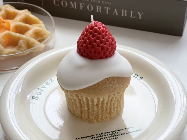 カップケーキキャンドルの作り方(スイーツキャンドル)